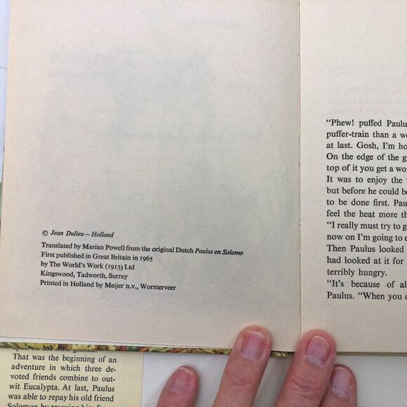 Paulus and Solomon Jean Dulieu HBDC First Edition 1965 Rare Vintage - Picture 10 of 14